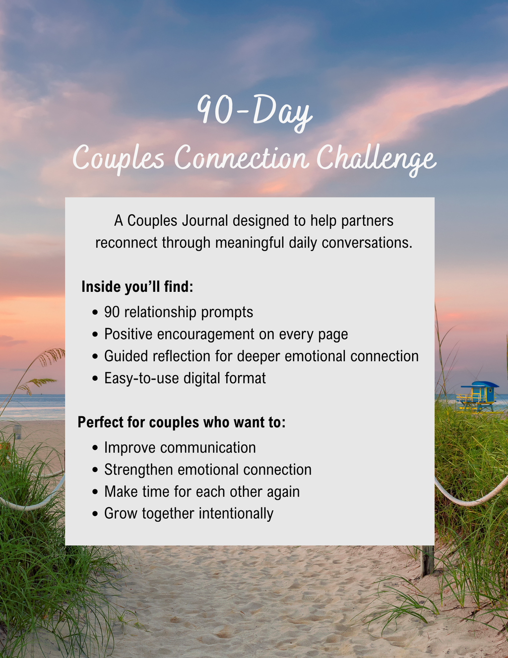 90-Day Couples Connection Challenge Journal