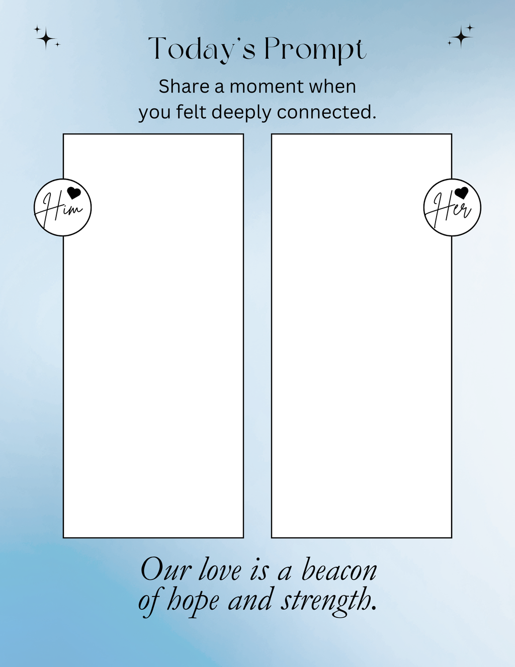 Couples Journal - 90 Days of Us