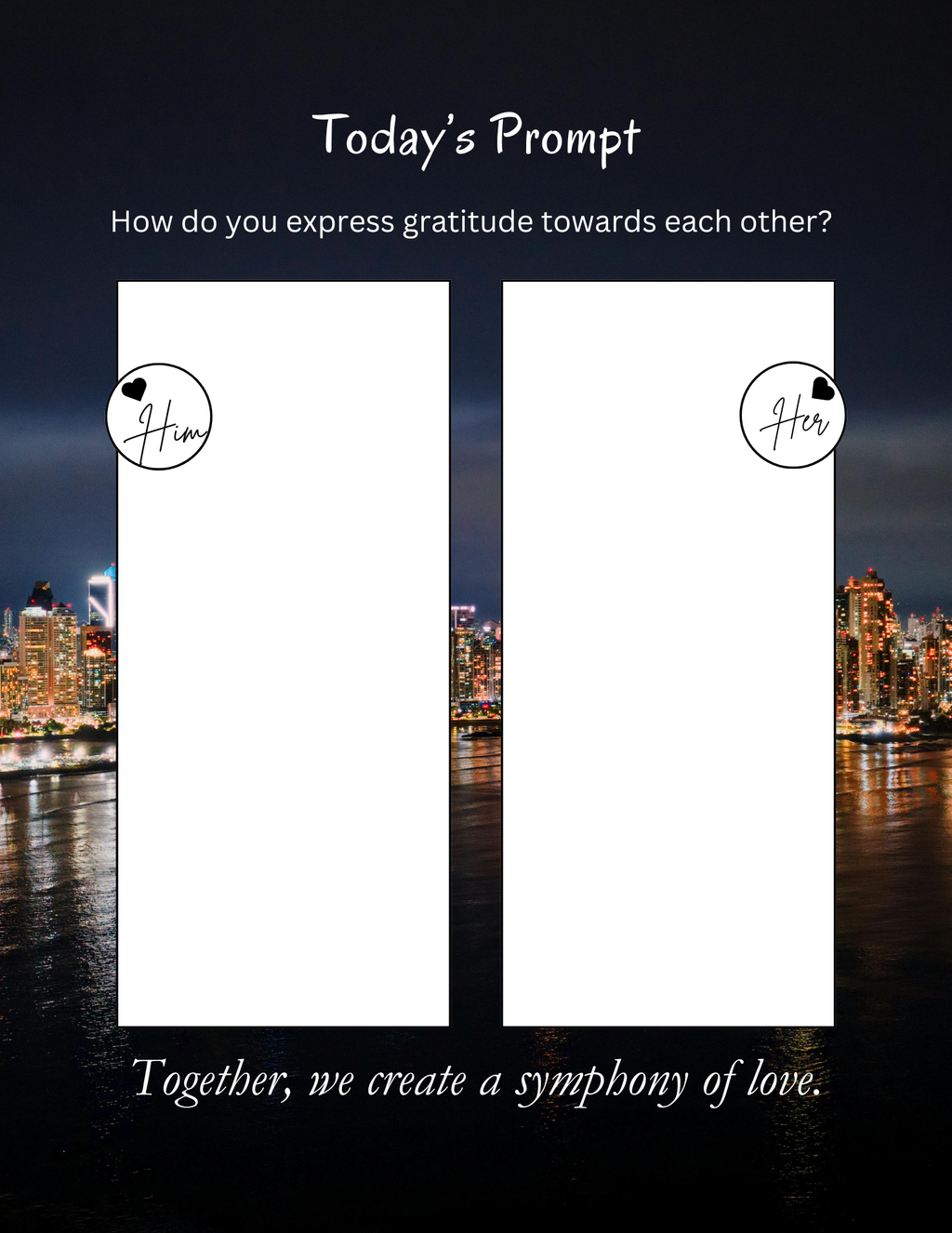 Journal: 90 Days of Us