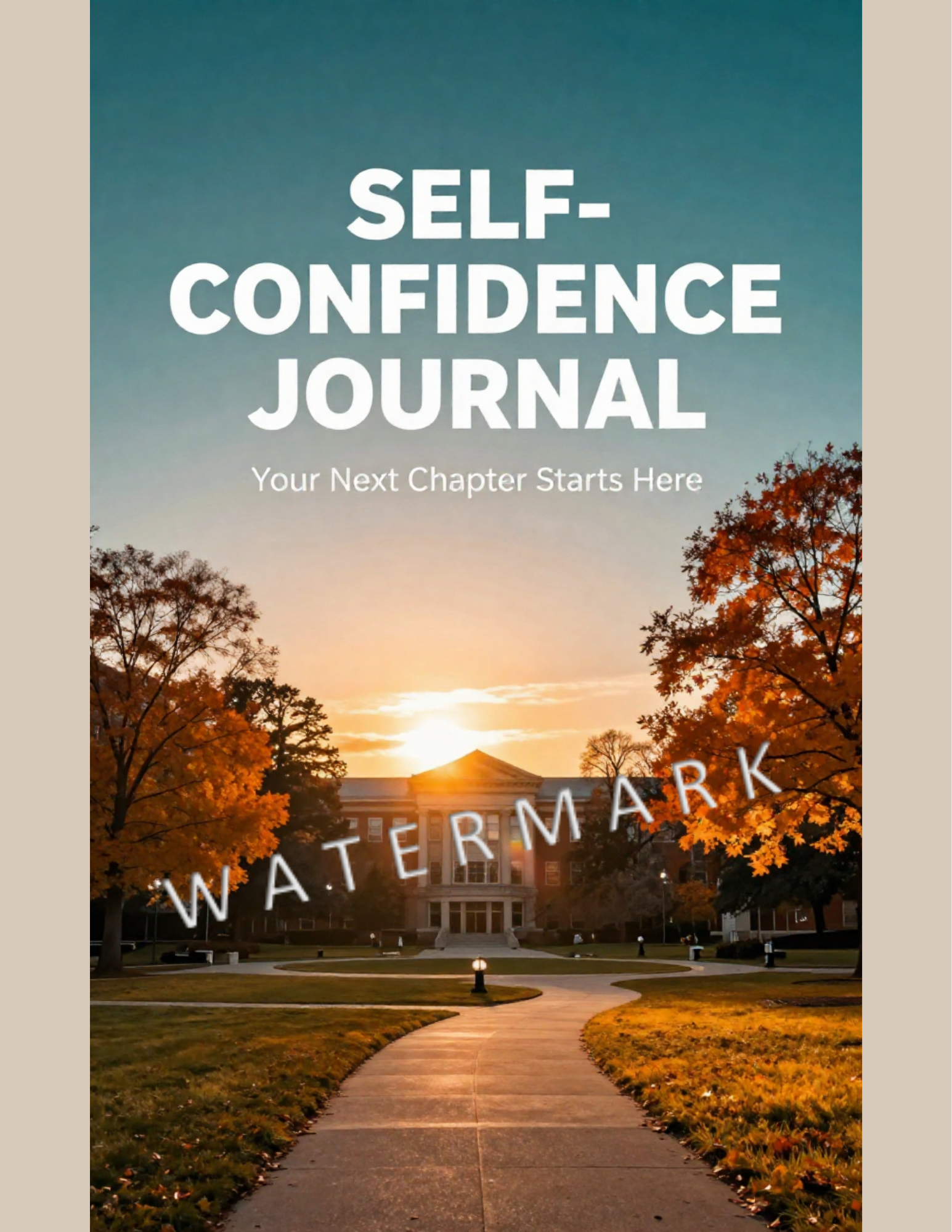 Self-Confidence Journal (College cover edition)