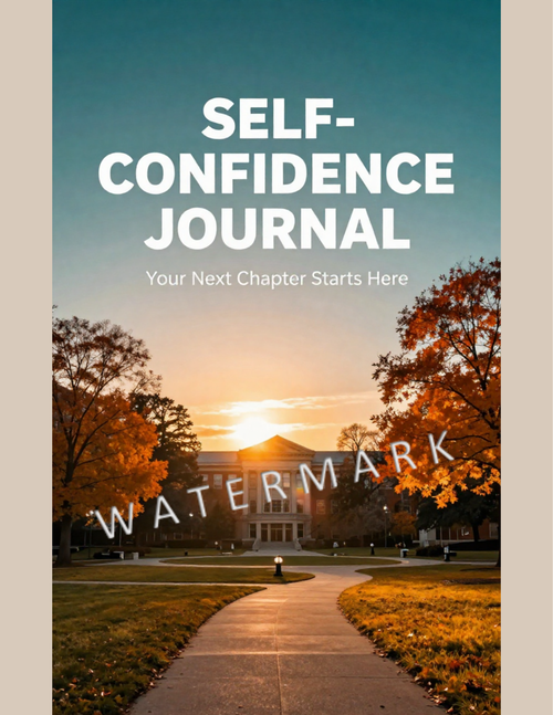 Self-Confidence Journal (College cover edition)