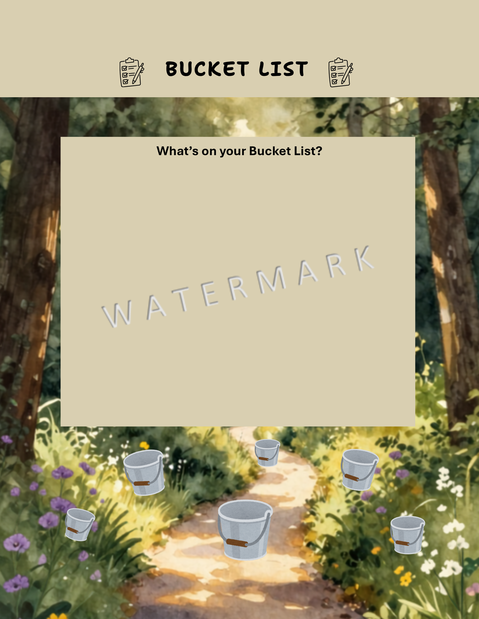 Self-Confidence Journal (Forest cover edition)