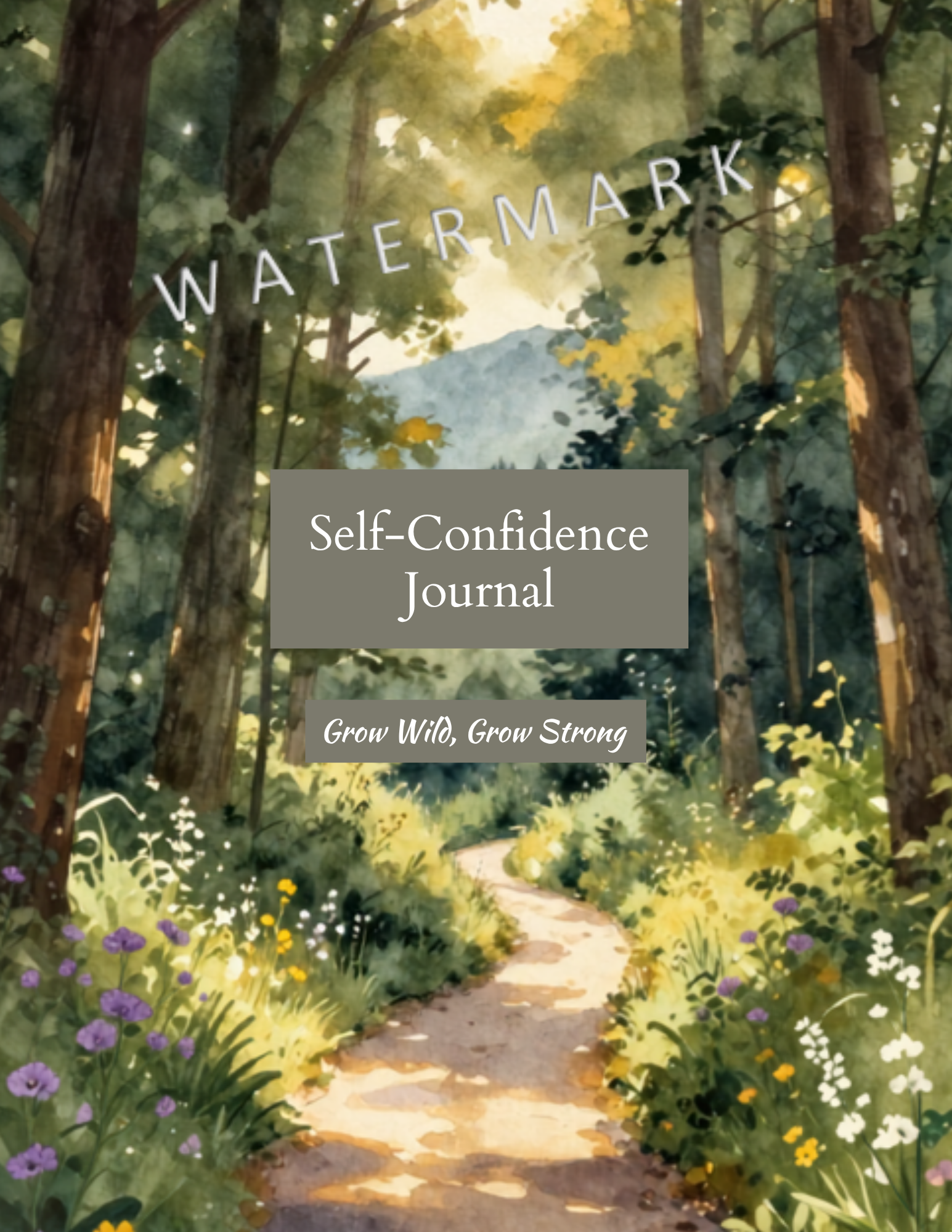 Self-Confidence Journal (Forest cover edition)